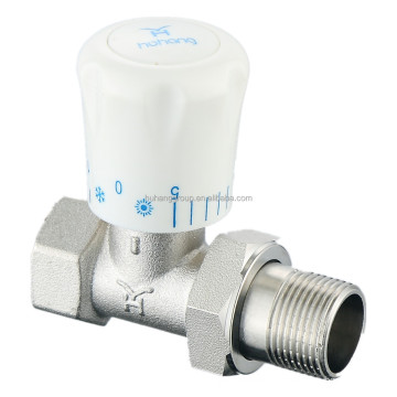 BRASS MANUAL THERMOSTATIC CONTROL VALVE